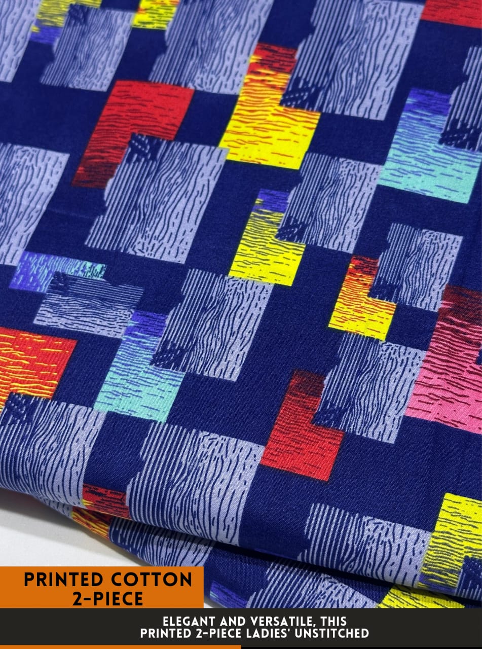 2 Pc All Over Printed Polo Cotton