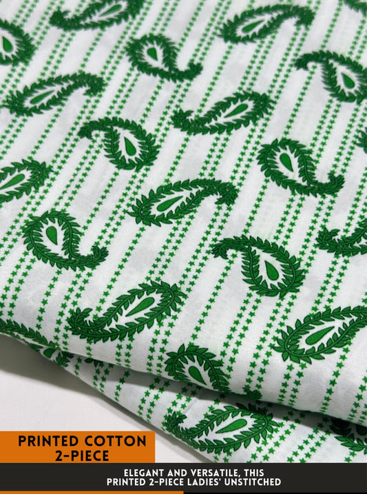 2 Pc All Over Printed Polo Cotton