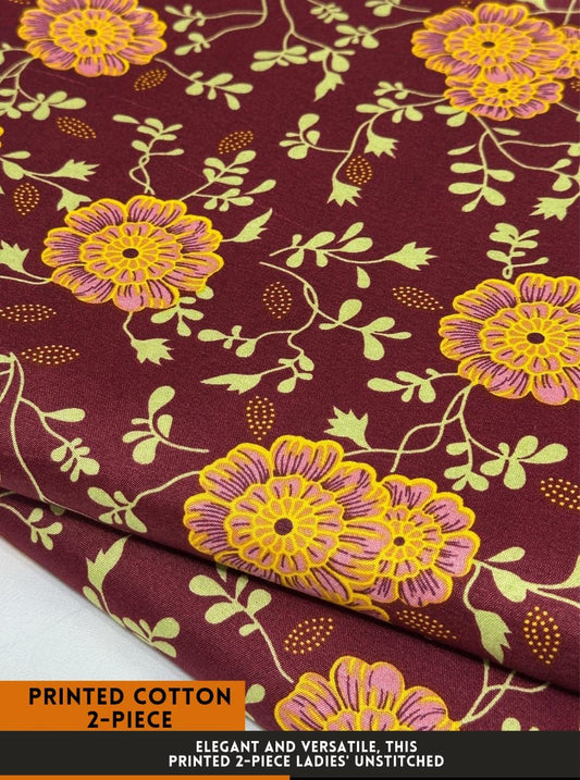 2 Pc All Over Printed Polo Cotton