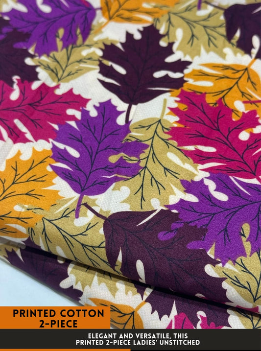 2 Pc All Over Printed Polo Cotton