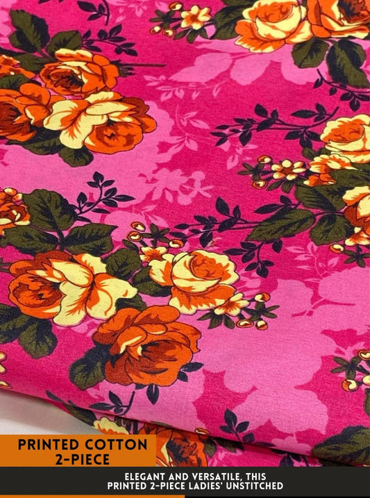 2 Pc All Over Printed Polo Cotton