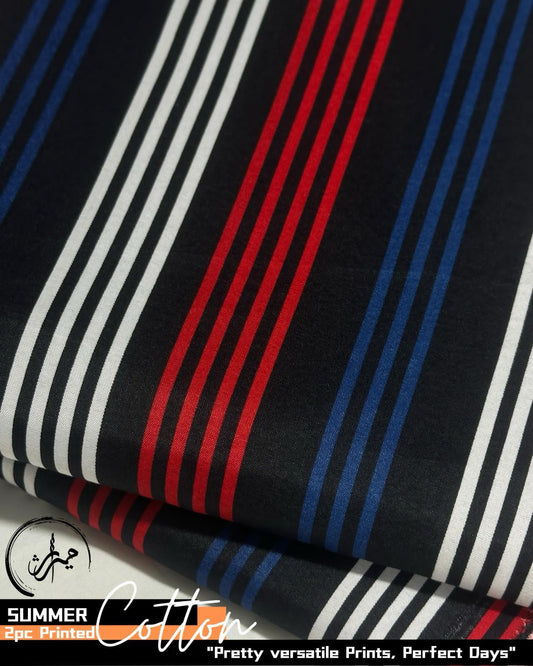 2 Pc All Over Printed Polo Cotton